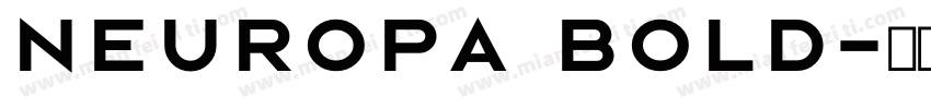 Neuropa Bold字体转换